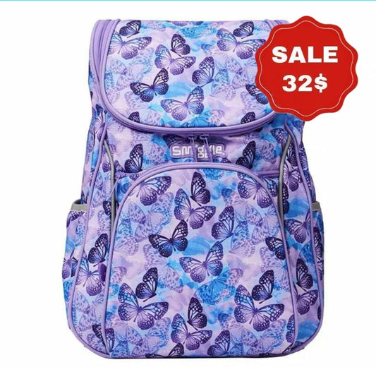 Smiggle Backpack Butterfly Design
