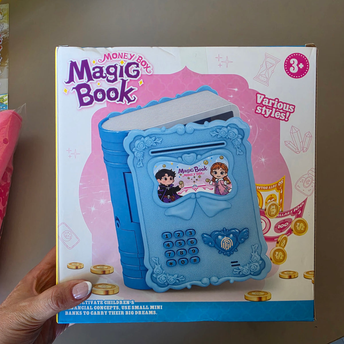 Magic Book Electronic Money Box – Stitch Design | 3+