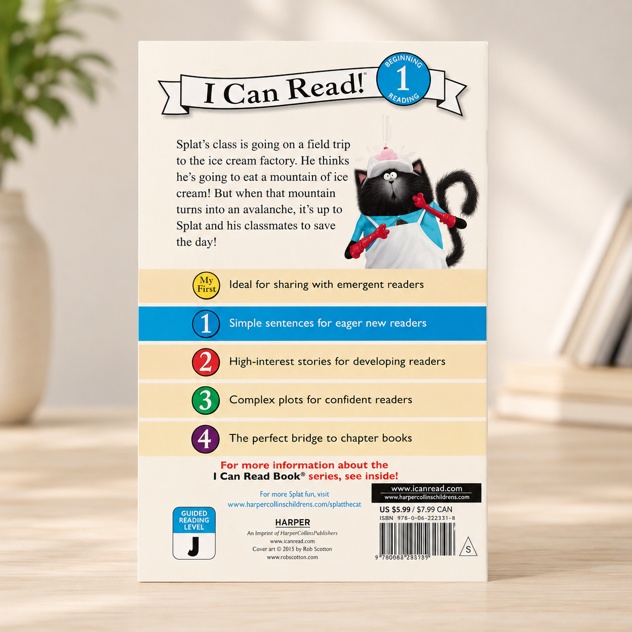 Splat the Cat – Beginner Reading 4 Books Set | I Can Read! Level 1 | Soft Cover | 4+