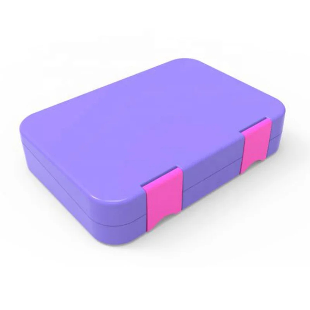 Premium Tritan Kids Lunch Box – Leakproof School Bento Box | Purple + Pink