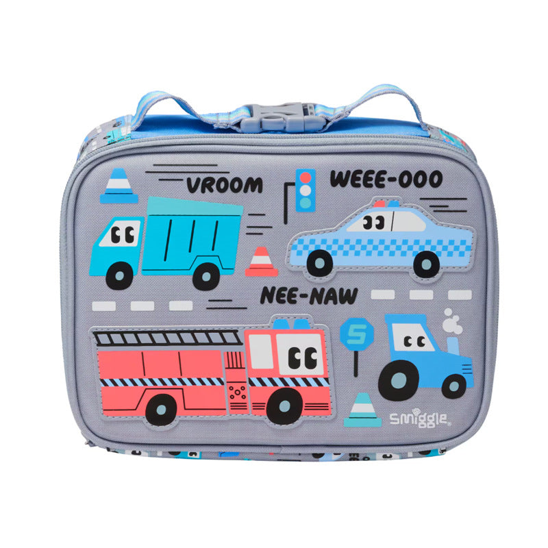 Smiggle Lunch Bag Vehicles - Mixer Truck | 25.5×19.5×8cm