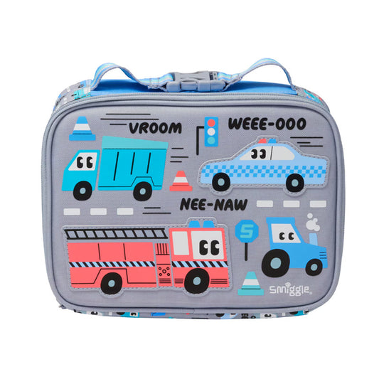 Smiggle Lunch Bag Vehicles - Mixer Truck | 25.5×19.5×8cm