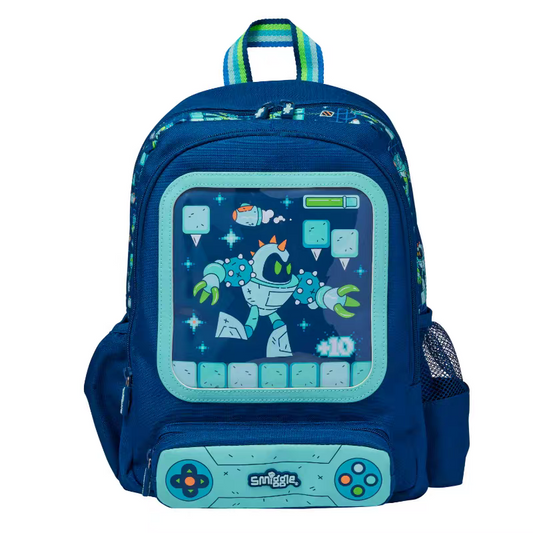 Smiggle Game Design Backpack 38cm KG1-KG3