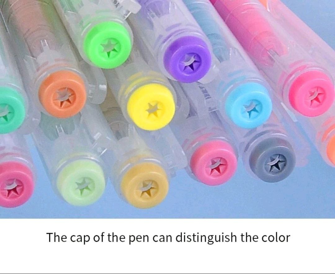 Morandi Metal gloss Pen Pack Of 9 Pcs 0.5mm