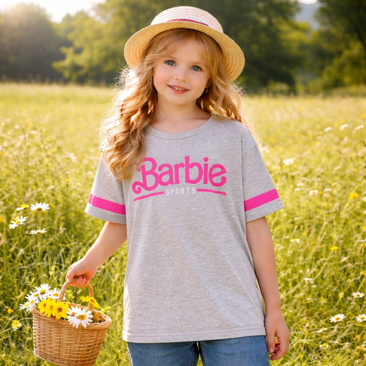 Barbie Tshirt  100%Cotton For Women Size Xs-M
