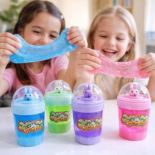 Cute Bunny Crystal Mud Slime toy