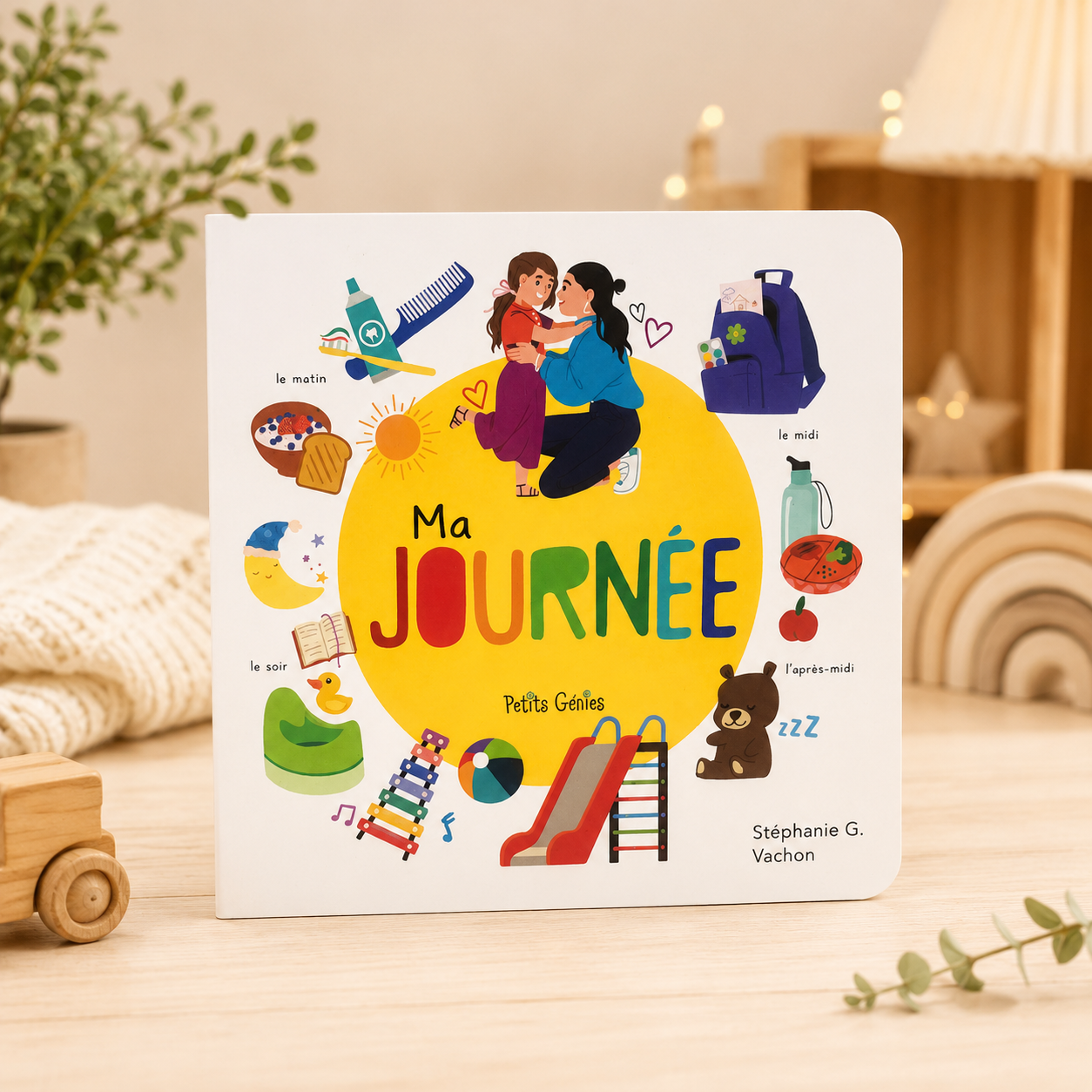Ma Journée - By Stéphanie G. Vachon French Book | Hard Cover | 1+