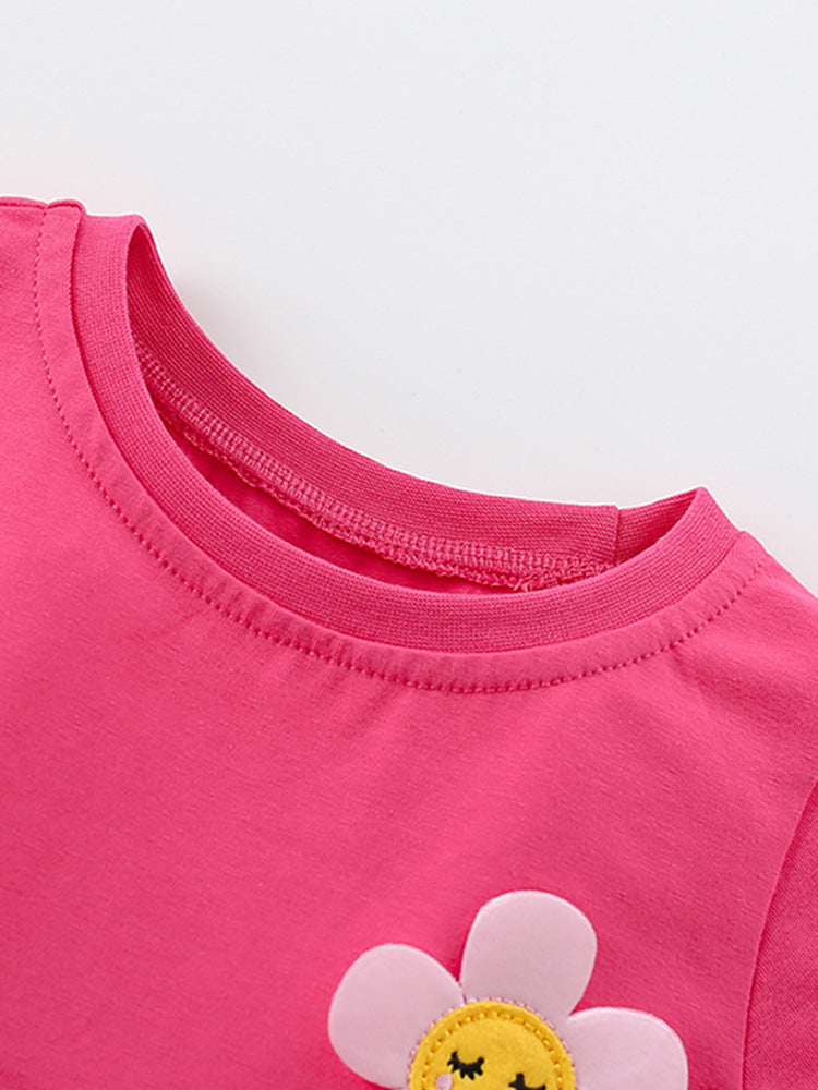 Girls Dress Pink - Soft Summer Wear(4-12y)
