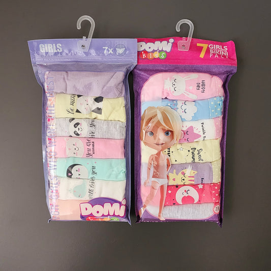 Girls Underwear Cotton 100% 3-10 years 7 pcs