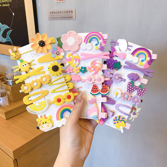 Hair Pin For Kids Colorful Pack Of 14 Pcs