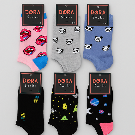 Short Socks Cotton For Kids Size 40-45