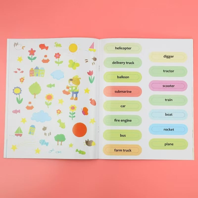 Usborne Colouring Book With Stickers - Soft Cover | 3+