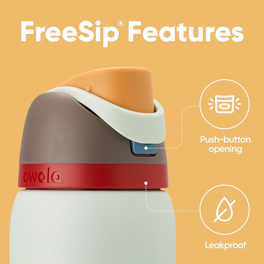 Owala Bottle Stainless Steel Free Sip Leak-proof Beige 710-950ml