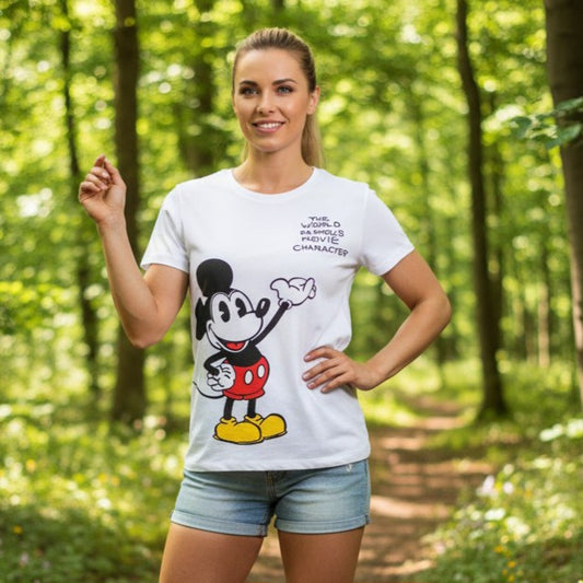 Tshirt For Women Disney Mickey Mouse Size XS-S