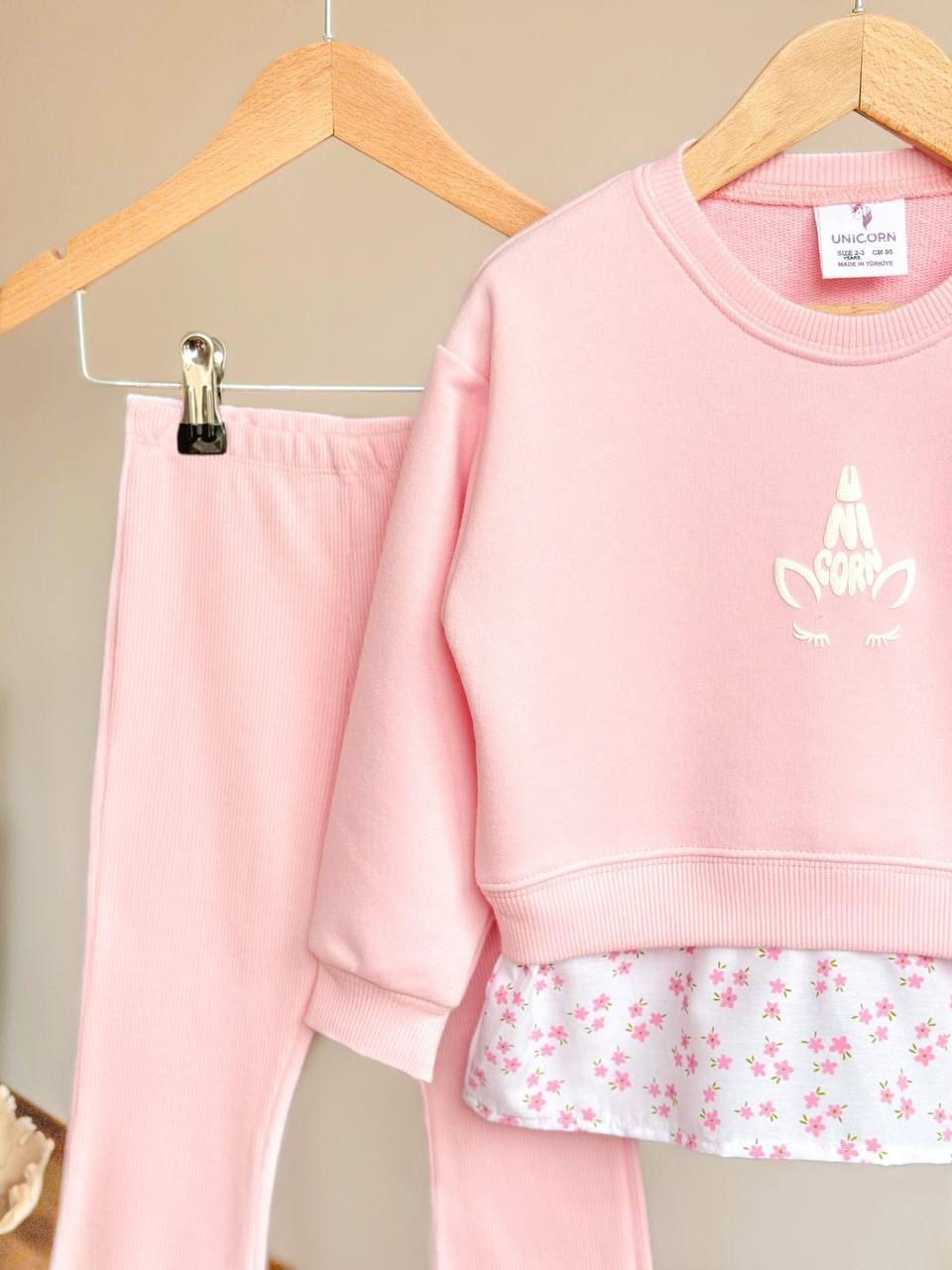 Outfit Cotton Unicorn Design Set Of 2 Pcs Size 2-8y