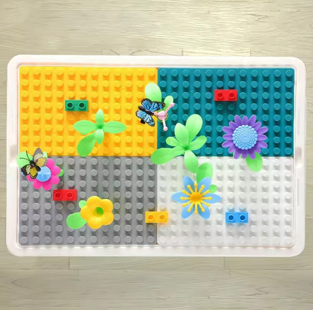 Block Table Multi-Purpose Building Toy 148 Pcs