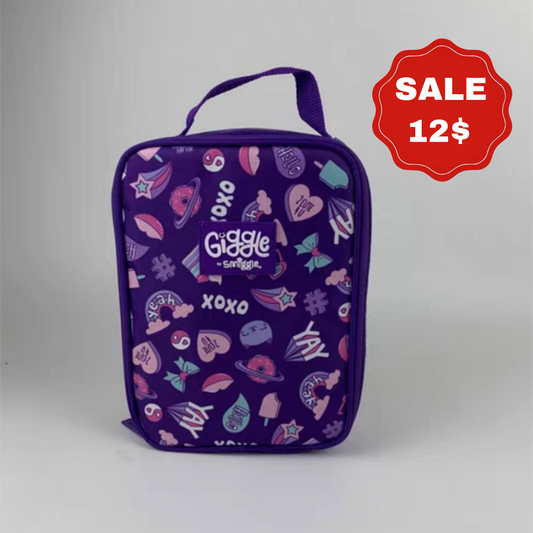 Black Giggle Kids Lunch Bag By Smiggle Childrens Cool Bag Donut Ice Cream Design