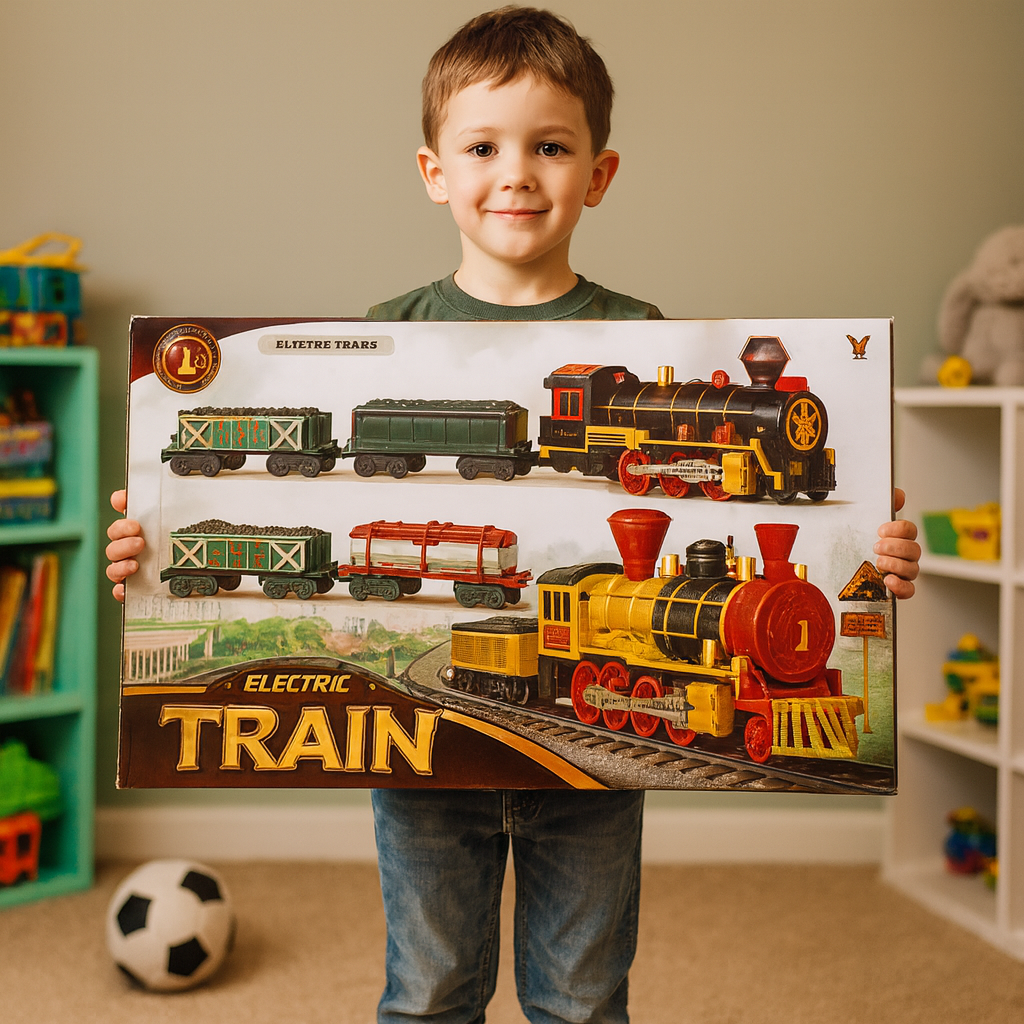 Big Classical Electric Train Toy For Kids 26 Pcs