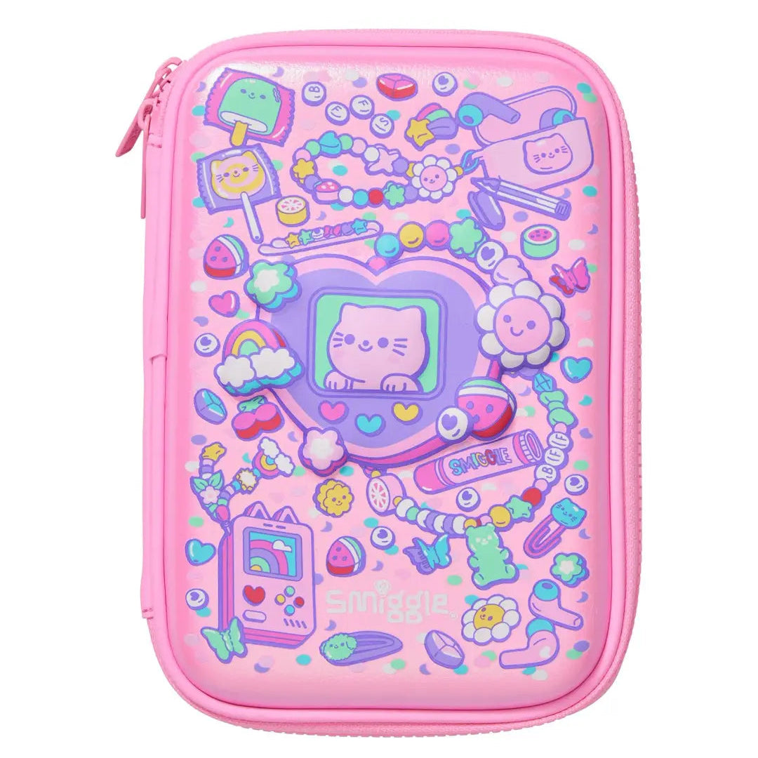 Smiggle Pencil Case | Hardtop | Girly Cosmetic