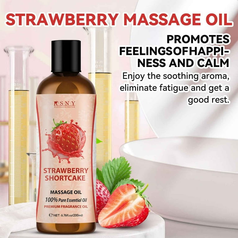 Body Massage Firming Oil Strawberry Shortcake  200ml
