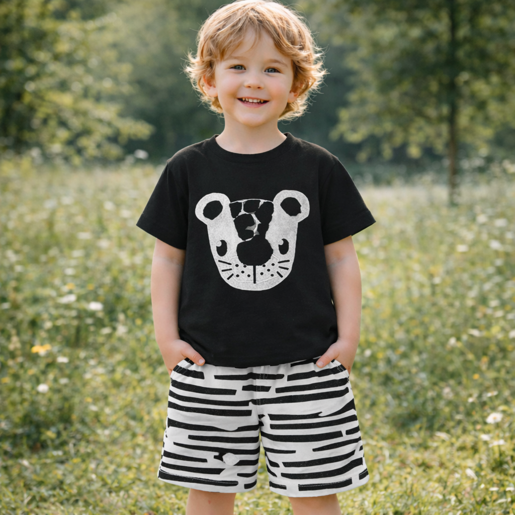 Boys Cotton Tiger – Soft Summer Outfit (3-10Y)
