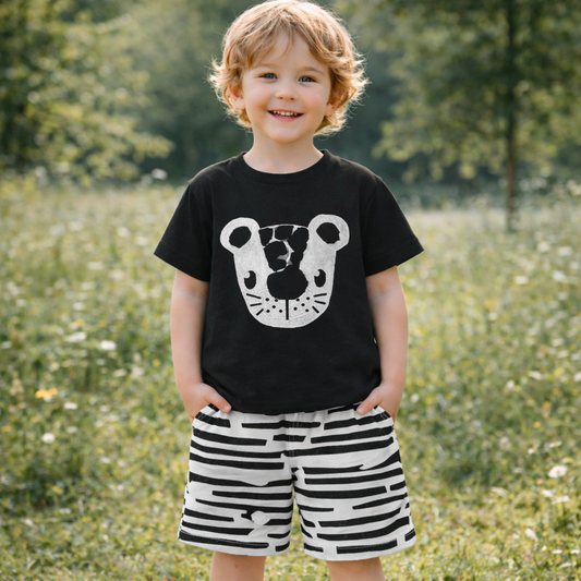 Boys Cotton Tiger – Soft Summer Outfit (3-10Y)