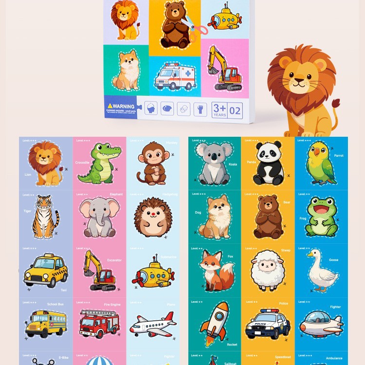 Fun Paper Cutting Activity Set for Kids – 30 PCS