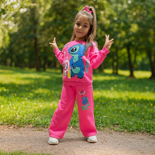 Outfit Fleece Stitch Design Size 4-6y