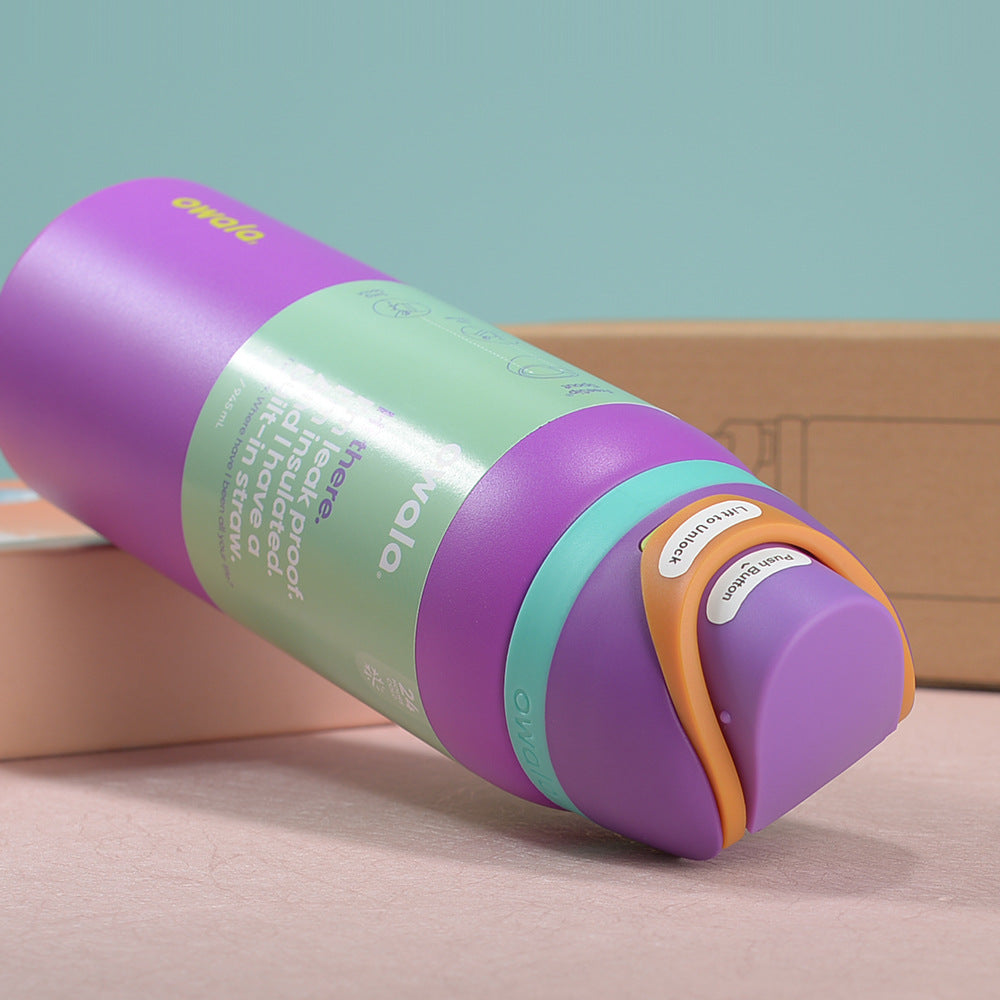 Owala Bottle Stainless Steel Free Sip Leak-proof Purple 710-950ml