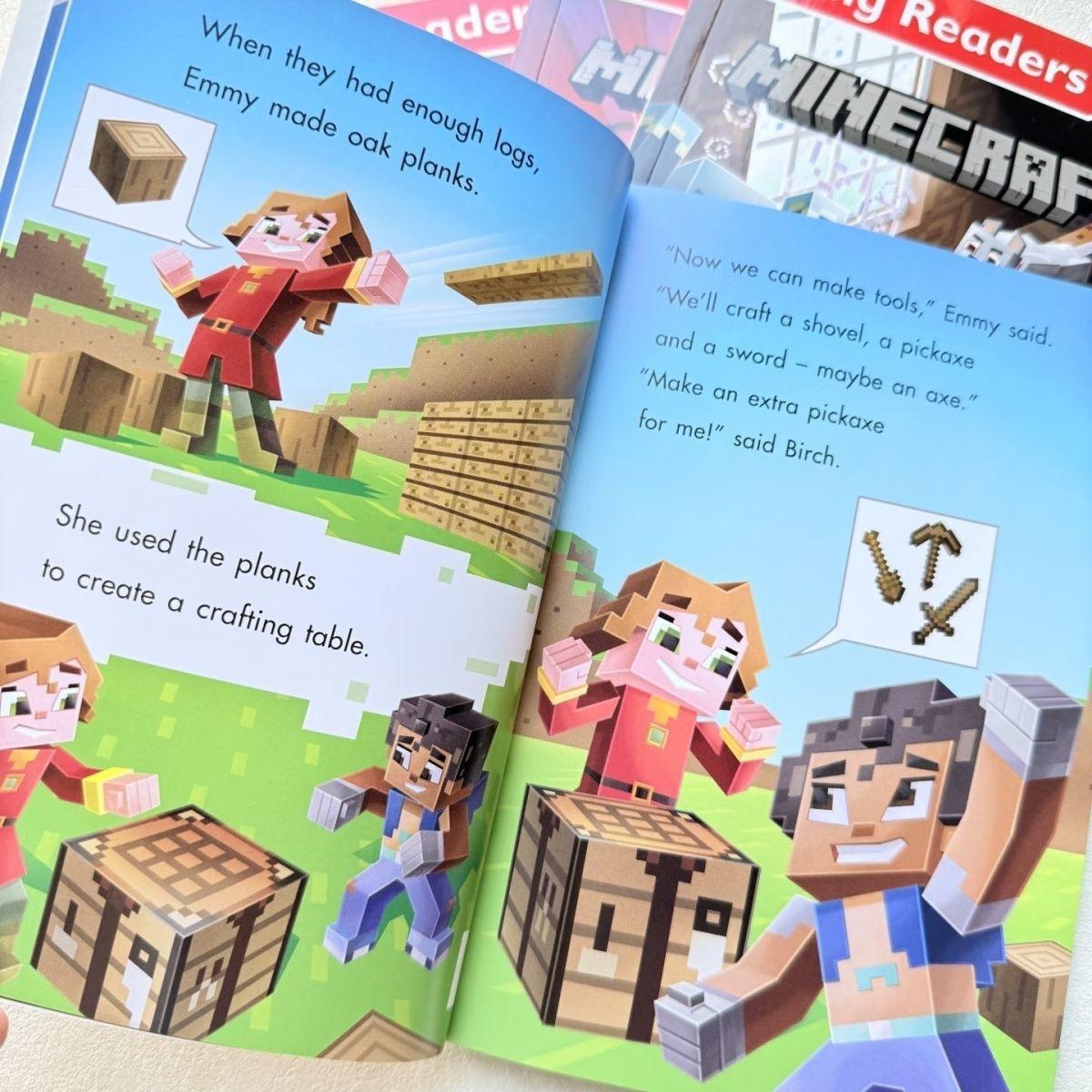 Young Readers Level 2 Minecraft 6 Books Set | Soft Cover | 4+
