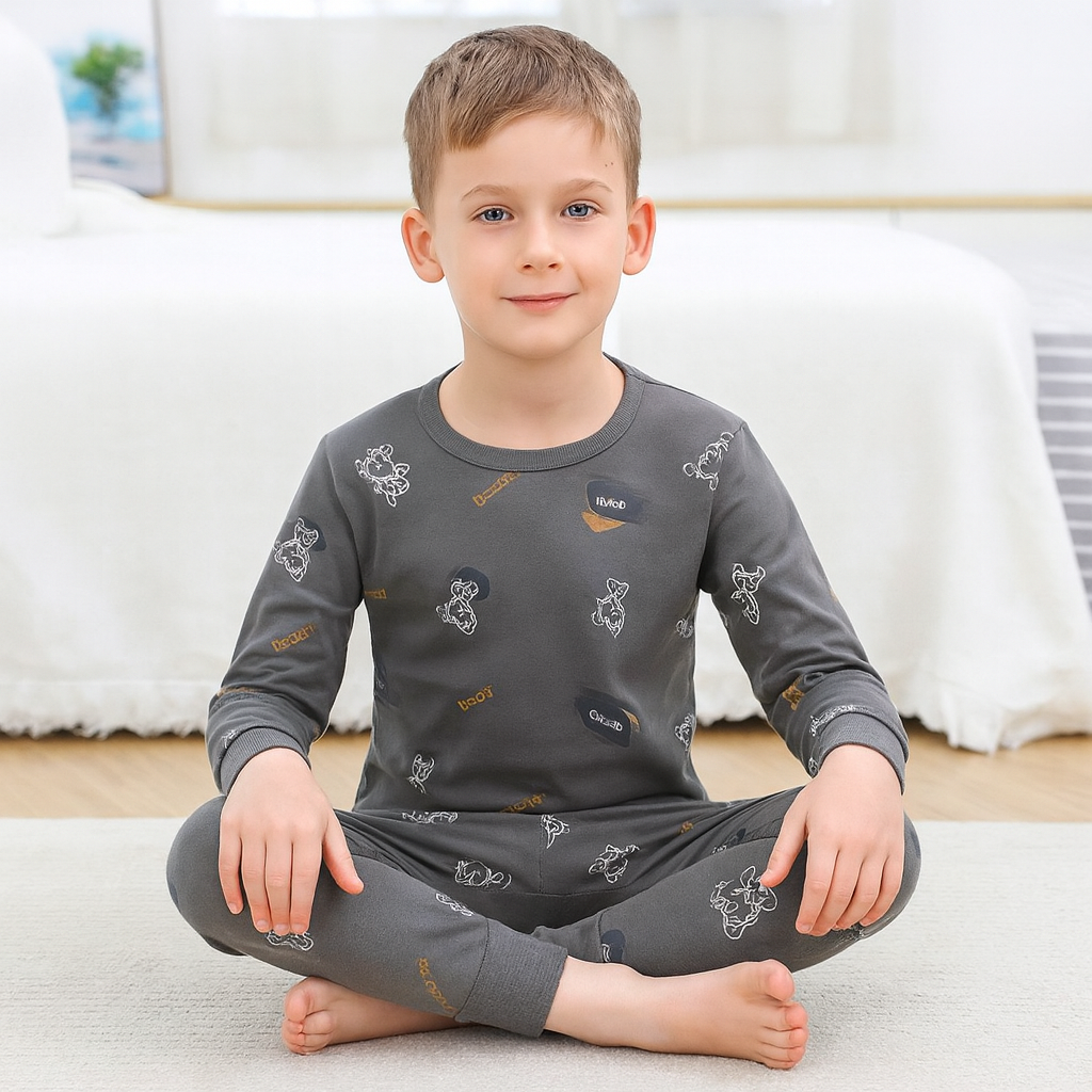 Pyjama Coton 100% Teddy Bear Design | 8-14y