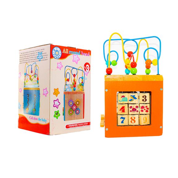 All Round Bead Wood Toy For Kids Ages 3+