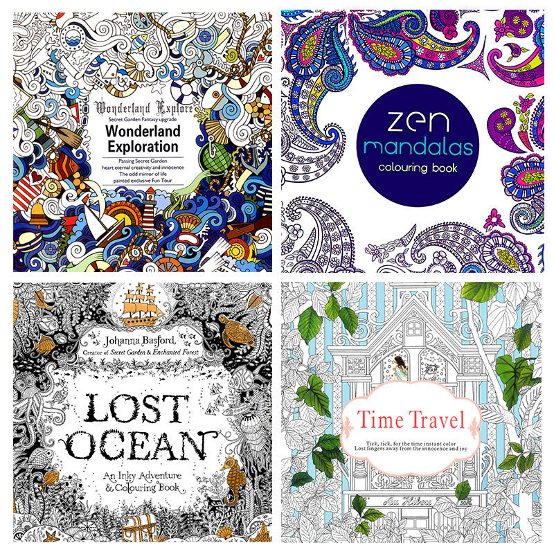 Coloring Books – Mandalas, Animals, Fantasy & More