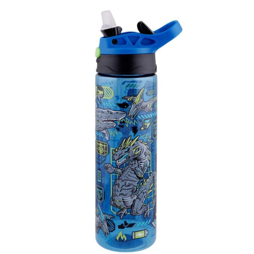 Smiggle Water Bottle Blue Dragons | 650ml