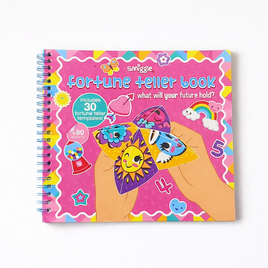Smiggle Fortune Teller Book - 30 Pages | +80 Stickers | 5+
