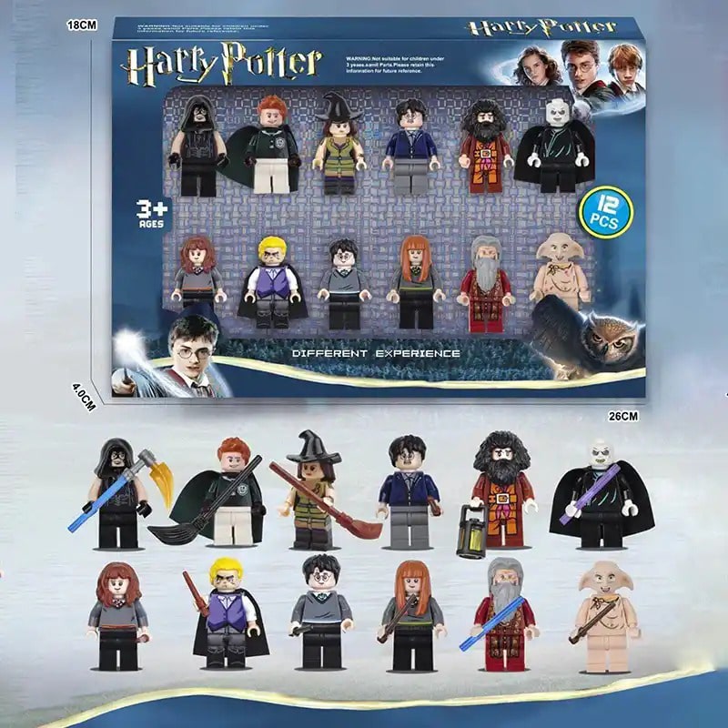 Hurry Potter Character Building Figures – 12 Pcs | 3+