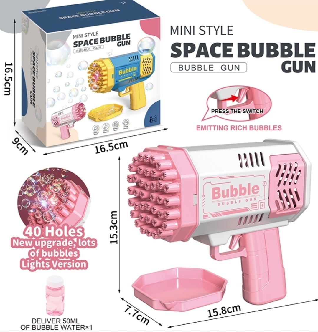 Mini Style Space Bubble Gun for Kids
