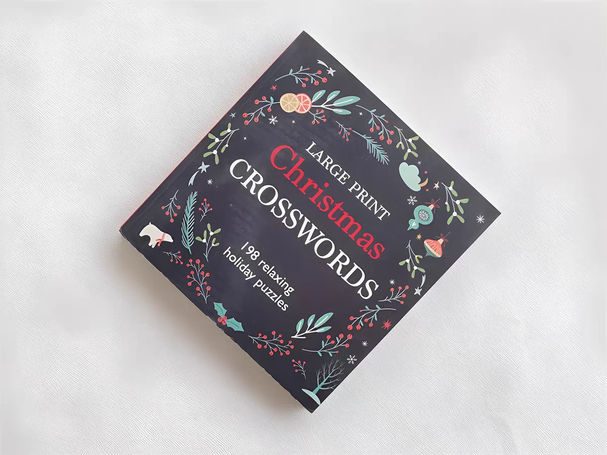 Large Print Christmas 198 Relaxing Holiday Puzzles | Soft Cover | 14+