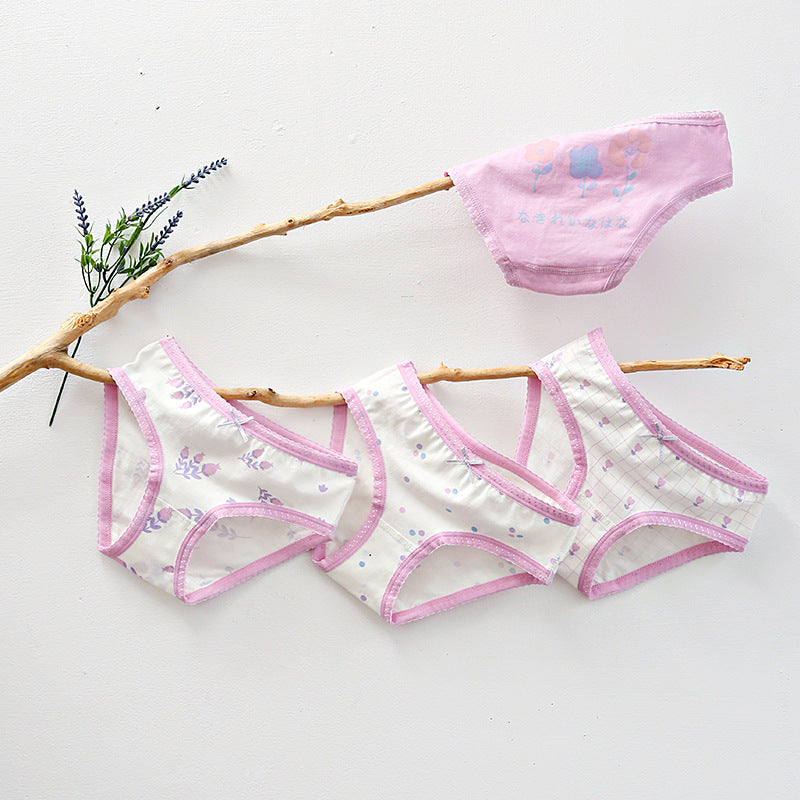 Girls Cotton  Underwear  2-12y -Purple Tulip | Build Your Own Set