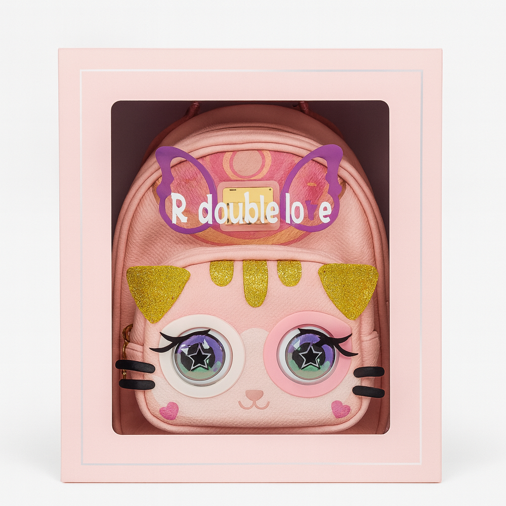 Interactive Blink Eyes Cute Animals Backpack