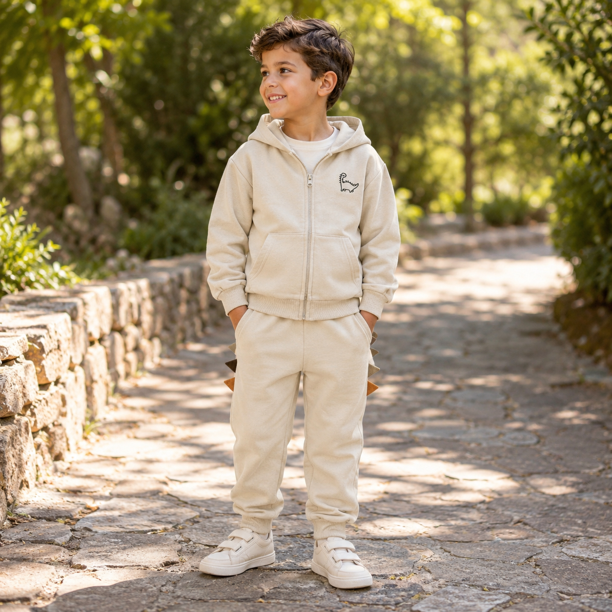Cotton Dinosaur Outfit For Boys Size| 2-7y