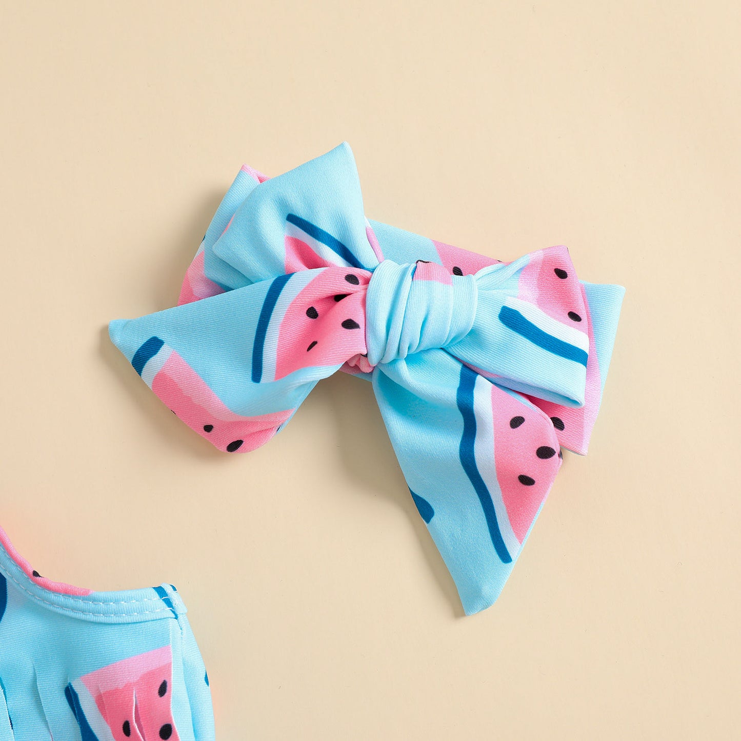 Watermelon Summer 3-Piece Girls Swimsuit Set | Size 6M-6Y