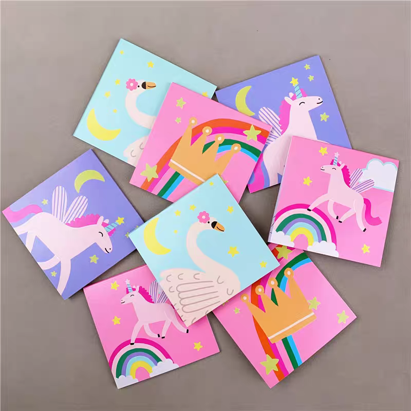 Coloring Notebook for Kids – Cute Pocket Drawing Books 4pcs