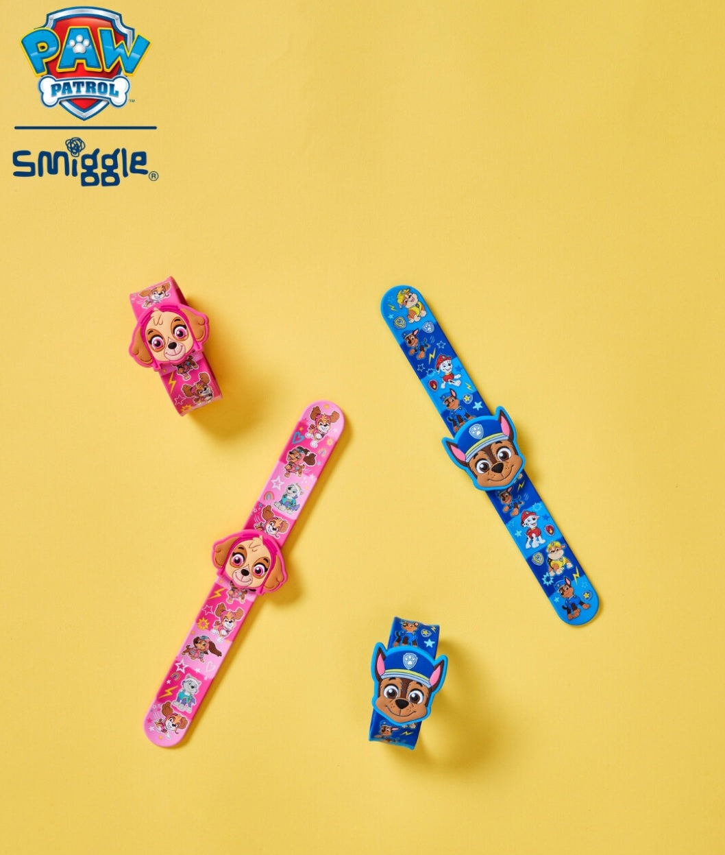 Smiggle Slapband - Paw Patrol | Pack Of 2 Pcs
