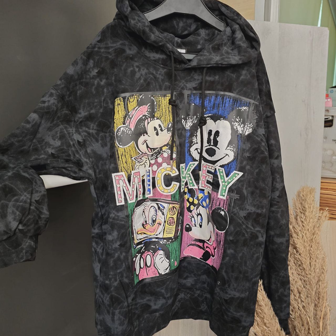 Hoodies Oversized For Kids Hello Kitty & Minnie/Mickey Mouse Design