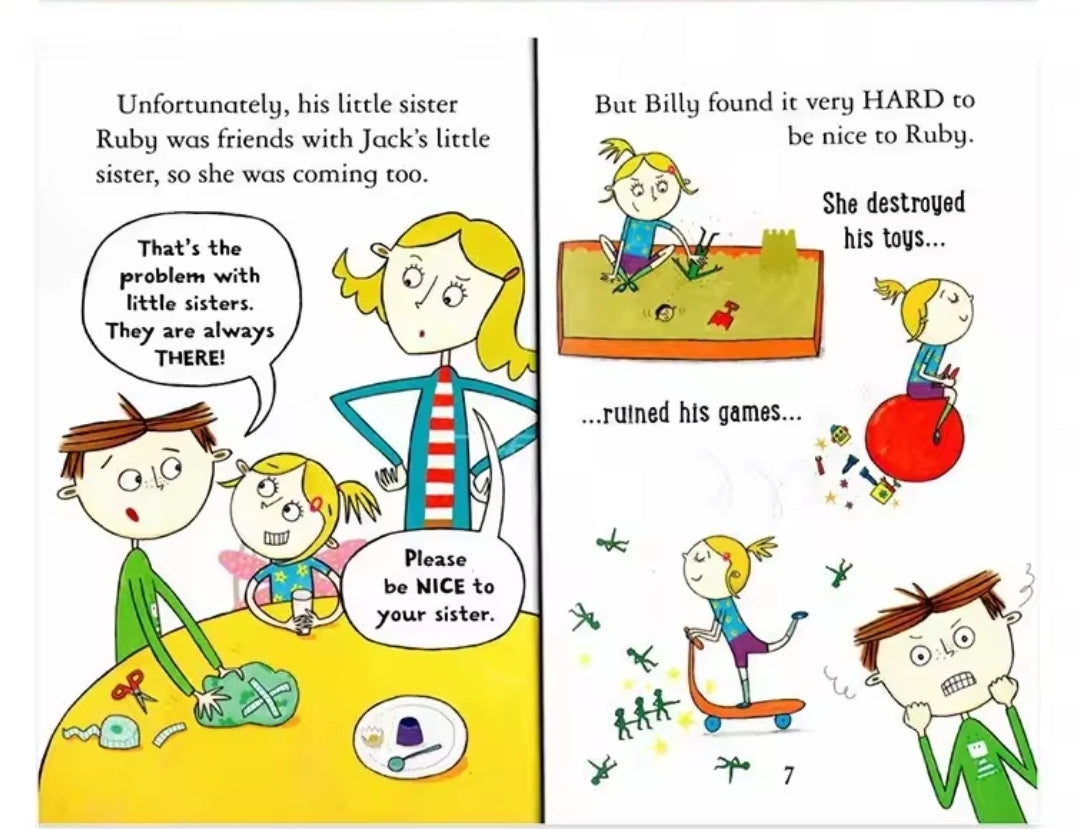 Billy And The Mini Monsters - 8 Books Set | Soft Cover | 7+