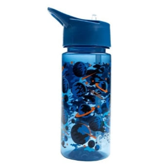 Smiggle Water Bottle - Blue Space Planets | 440ml