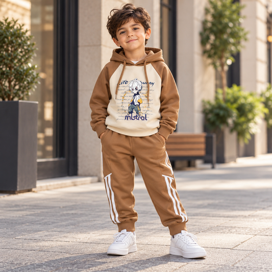 Kids’ Unisex Cotton 2-Piece Outfit / 5–8Y