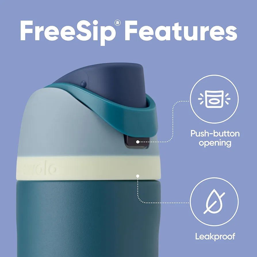 Owala Bottle Stainless Steel Free Sip Leak-proof Denim 710-950ml