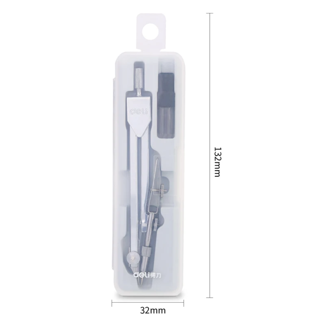 Deli Precision Compass Set for School & Drawing